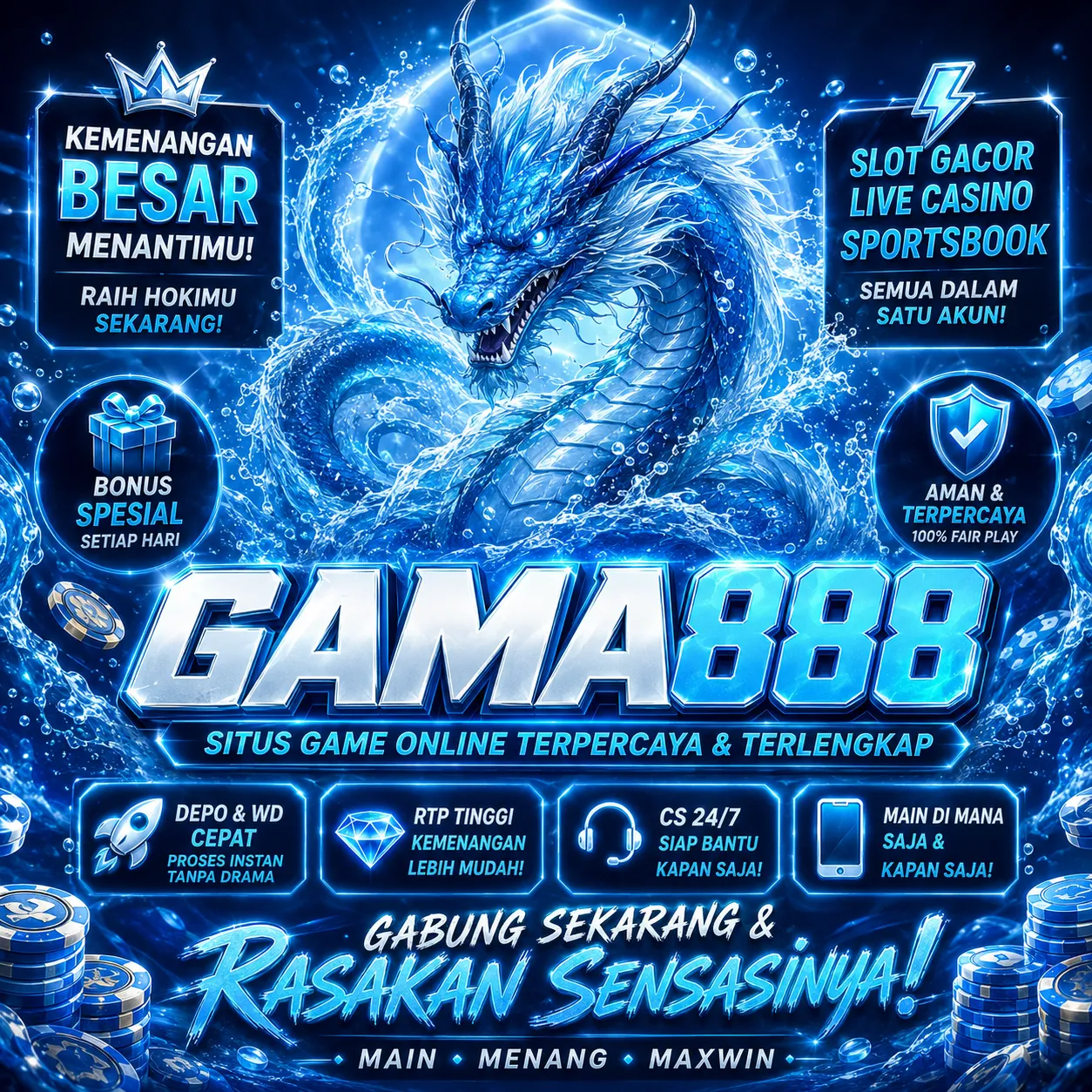 GAMA888 Banner